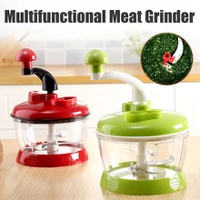 HOT Food Processor Manual Multifunctional Meat Grinder Chopper for Home Kitchen TI99