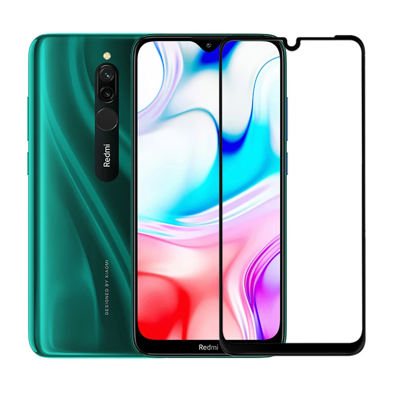 

Full Coated For Redmi 8A Redmi 8 Protective Glass Film Tempered Screen Protector Full Glass for Xiaomi Redmi Note 8 Pro Note 8