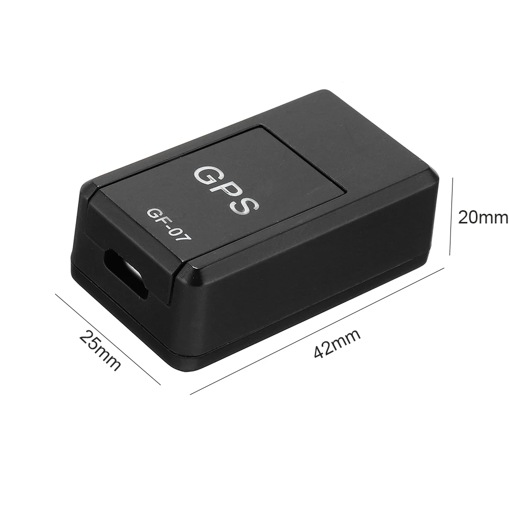 Peahop Mini Tracker Localizador GPS magnético portátil Grabador de Voz Buscador de Robo Rastreador 