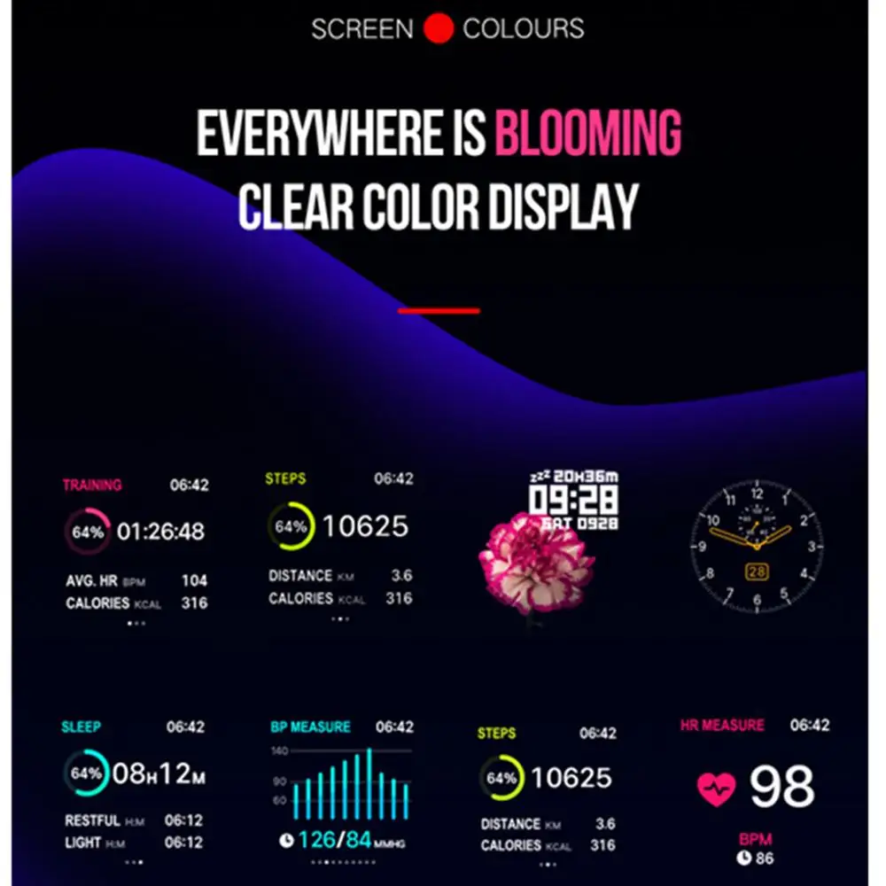 Wholesale Smart Watch Heart Rate monitor blood