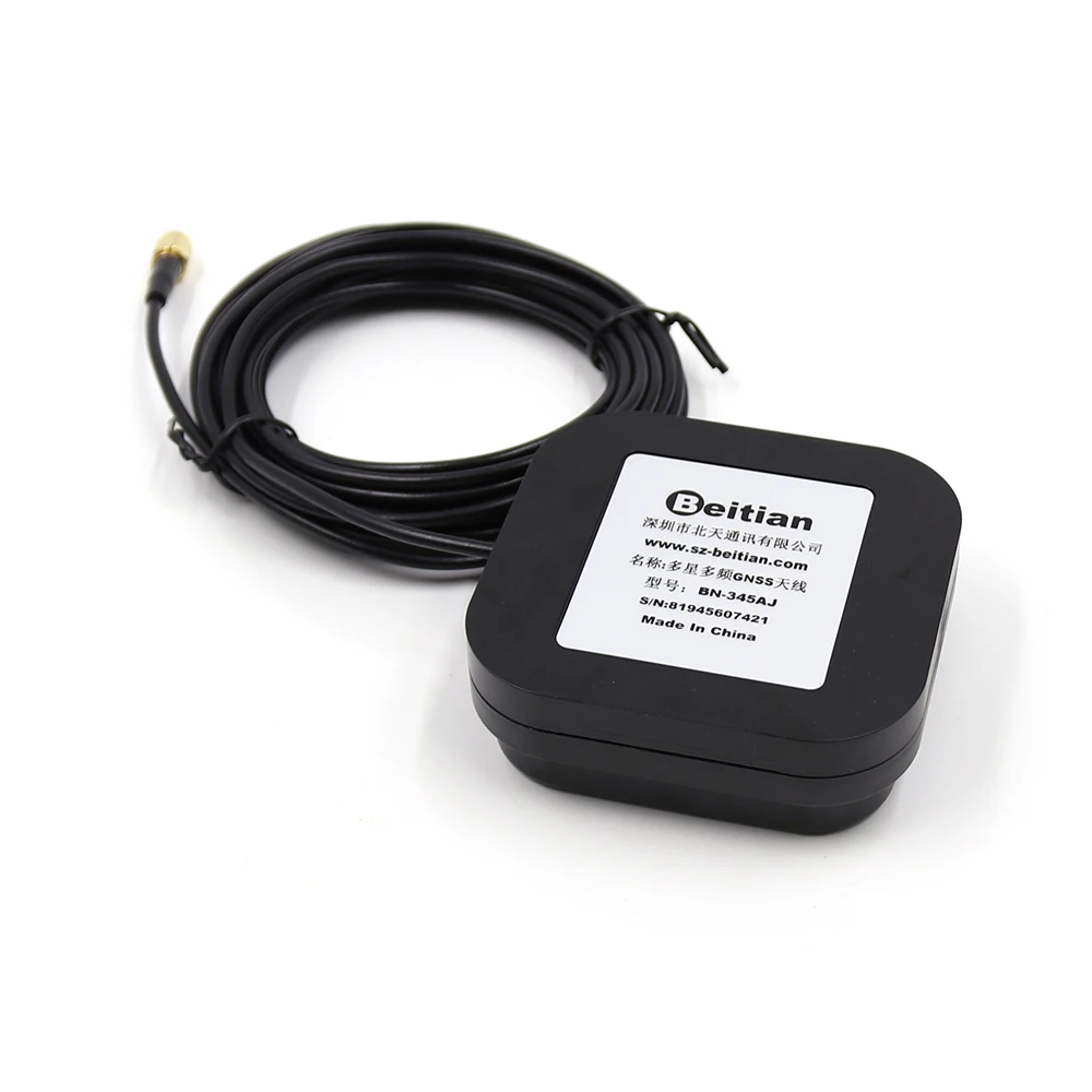 Новая высокоточная gps GNSS антенна, RTK gps антенна, 3,0 V-18,0 V, магнитное дно, 5,0 m RG174, SMA разъем, IP67 водонепроницаемый, BN-345AJ