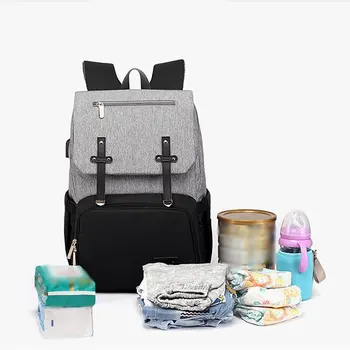 

Large Capacity Multi-functional Waterproof Mother Bag Multi-Pocket Maternity Diaper Bag Backpack Baby Care Nursing Bag