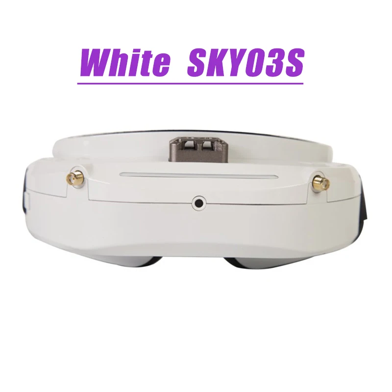 Skyzone SKY03O O светодиодный/SKY03S 5,8 ГГц 48CH разнообразие FPV очки поддержка OSD DVR HDMI и светодиодный вентилятор для радиоуправляемого дрона Accs - Цвет: White SKY03S