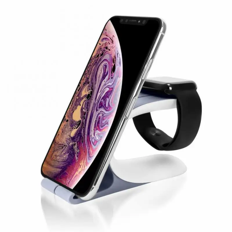 

2 in 1 Multi Charging Dock Stand Docking Station Charger Holder for Watch iP Mobile Phone Tablet Holder Support