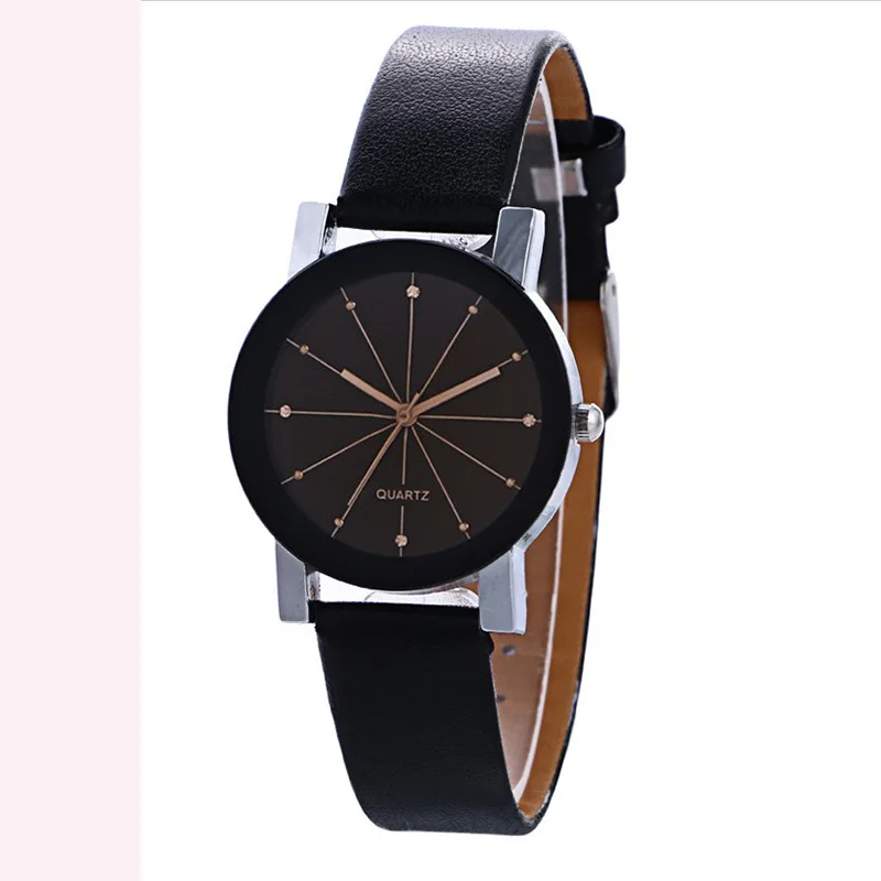 

Foreign Trade Amazon Polyurethane Belt COUPLE'S Watch a Pair Meridian Ray Diamond Set Geneva Quartz Watch Free Take Shape Fashio