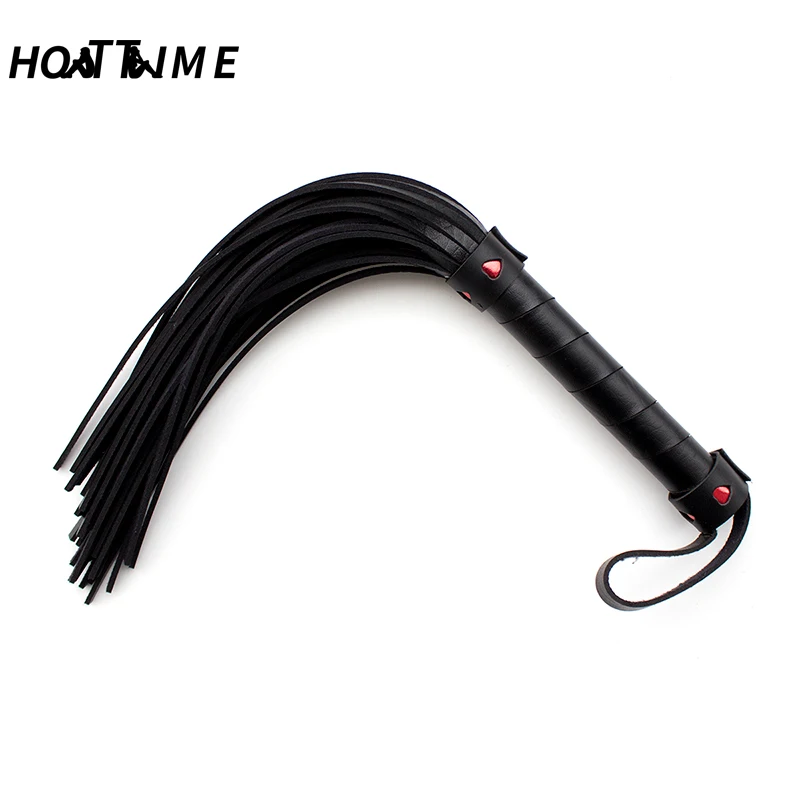 Sex Toys Leather Whip Flirt Whip Adult Games Fetish Whip For Couples