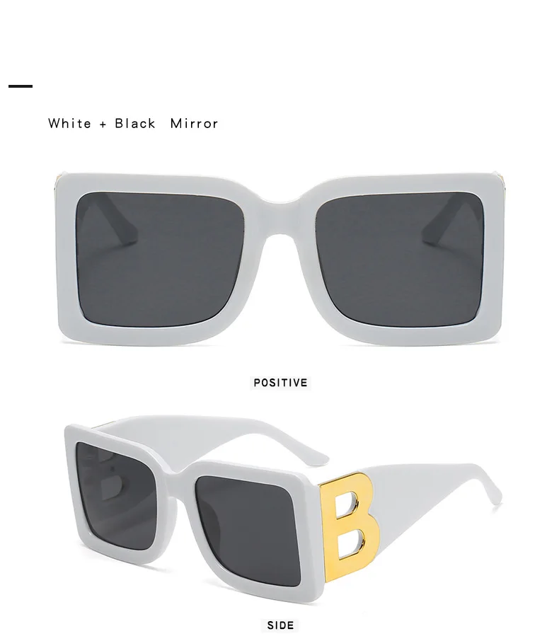 New Fashion Oversized Square Luxury Trend Sunglasses