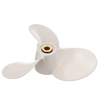 

Auzan Outboard Propeller 7 1/2x7-BA For Yamaha 4-6HP 6E0-45941-01-EL Aluminium Alloy Marine Propeller 3 Blades 9 Spline Tooth