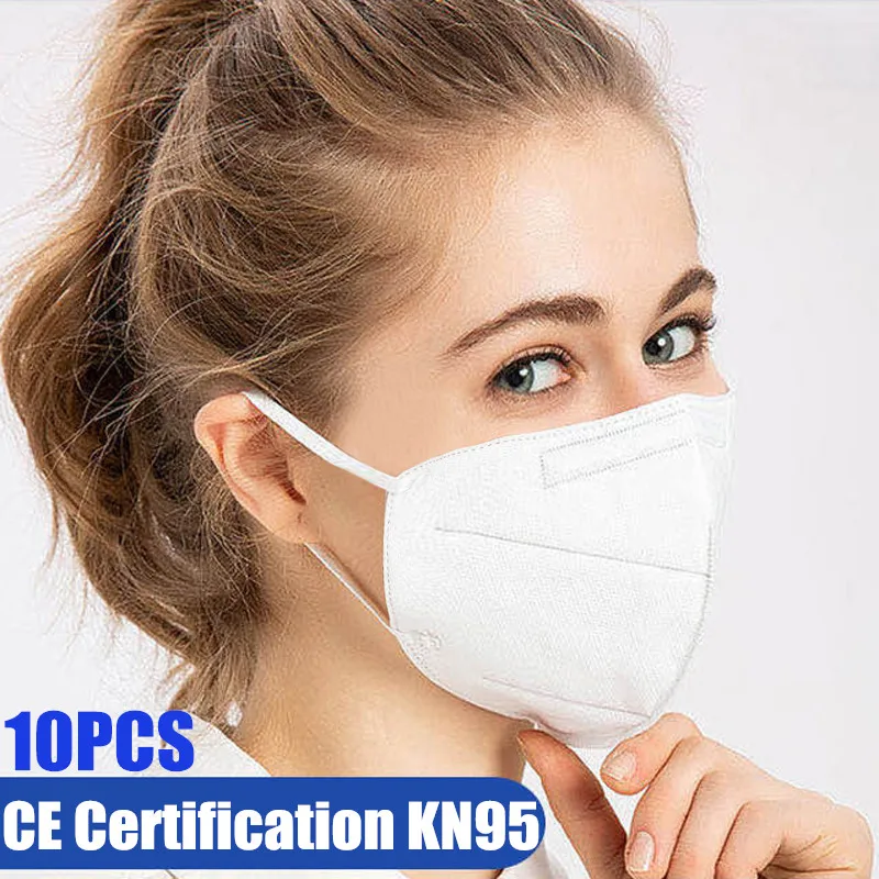 

CE Certification KN95 Mouth Mask Dustproof Breathable Face Masks 95% Filtration N95 Protective Mask Features as KF94 FFP2
