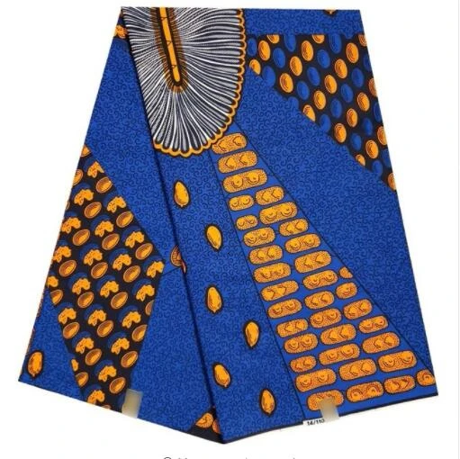 Ghanaian Kente Ткань с воском гарантированное настоящий голландский настоящий воск дизайн для ткани горячий Veritablee воск печать ткань в 6 ярдов - Цвет: as picture