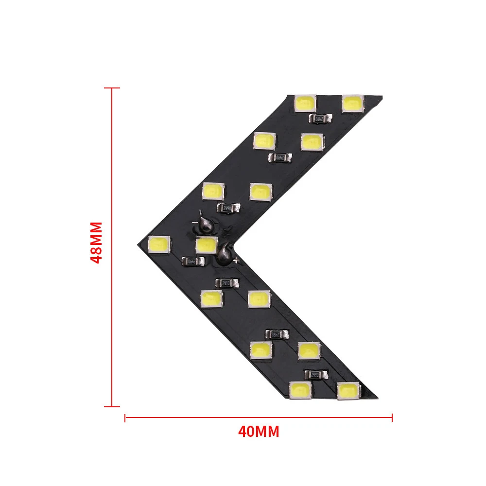 2 шт./лот 14 SMD Светодиодная Стрелка Панель автомобиля заднего вида Индикатор для зеркала указатель поворота Автомобильные аксессуары мотоцикл автомобиль Стайлинг