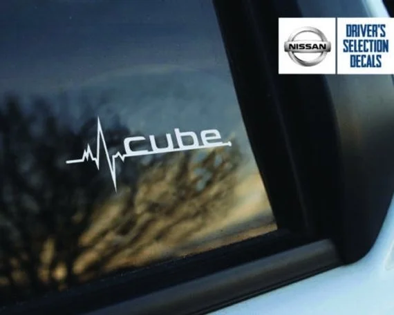 

For Car Sticker Decal Nissan cube is in my Blood window sticker decals graphic Set of 2