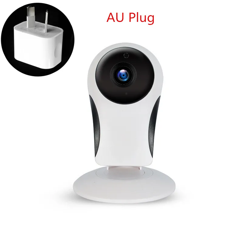AU Plug HYASIA, домашняя камера безопасности, детский монитор, умная WiFi камера, Bebe, аудио запись, видеонаблюдение, HD мини CCTV, IP камера, беспроводная, 720P - Цвет: AU Plug