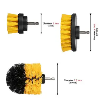 

Detailing Cleaning brush 6pcs Attachment Set All Purpose Power Scrubber