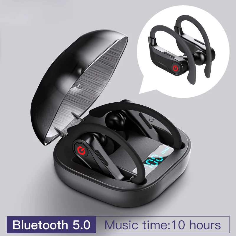 Беспроводные наушники DaoLxi TWS Bluetooth 5 0 стерео спортивные 950 мАч чехол IPX5