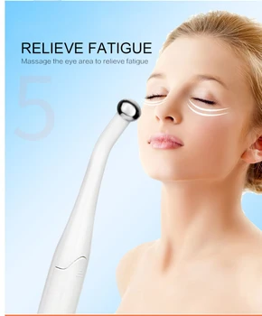 

2 in 1 Electric Eye Massager Anti Aging Wrinkle Micro-current Massage Negative Ion Importing Eyes Care Device Tool Dropshipping