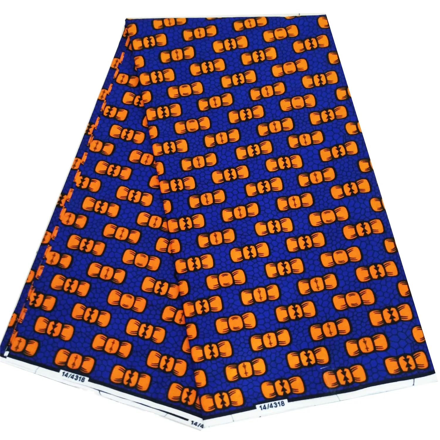 Голландская африканская вощеная ткань принтом Анкара Нигерия настоящий блок воск ткань Чистый хлопок