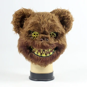 

Halloween Full Face Mask Furry Head Horror Animal Funny Mask Bunny Reuseable April Fool's Day Mascarilla Party Supplies EB50MJ