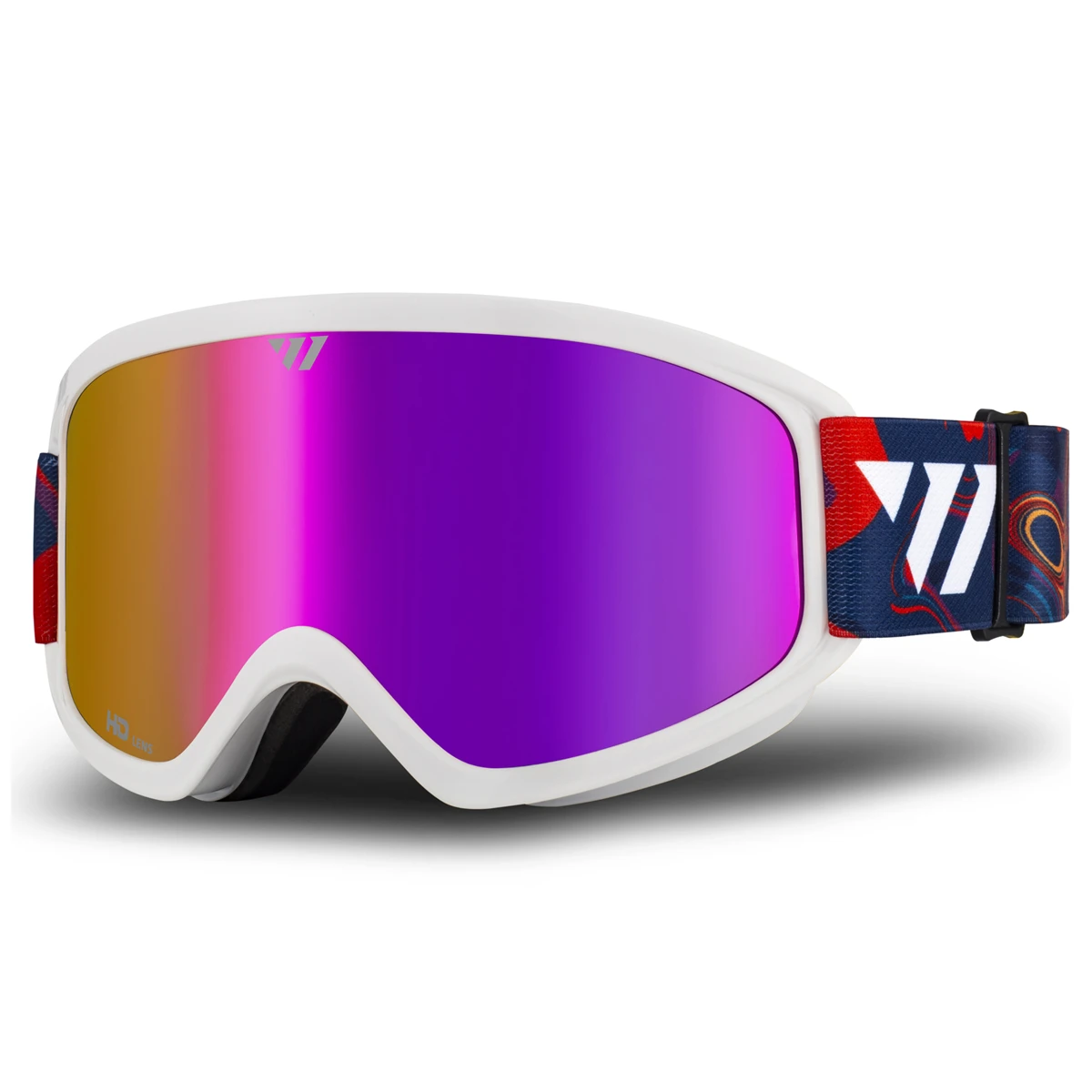 Qunature Lunettes de ski d'hiver sans cadre SNOWBOARDBRILLE