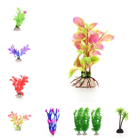 Underwater Artificial Aquatic Plant Green Water Grass Landscape Ornaments For Aquarium Fish Tank Decoration