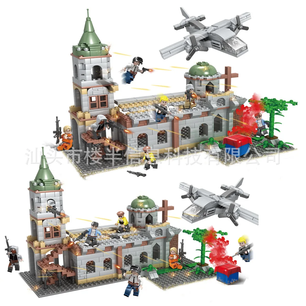 

Le 78002 Jedi Survival Church Chicken Building Blocks Educational Assembled Small Particles Building Blocks diy enlighten Toy