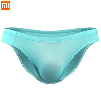 

3pcs Xiaomi Ice Silk Cool Men Underwear Boxer Short Soft Seamless Breathable Men's Underpants Translucent Sexy Briefs Panties