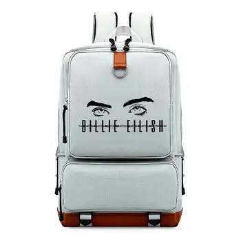 

WISHOT Billie Eilish fashion casual backpack for teenagers Men women's Student School Bags travel Backpacks Laptop Bags