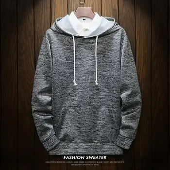 

Solid color hoodie sportswear spring and autumn long sleeve sweatshirt casual loose pullover