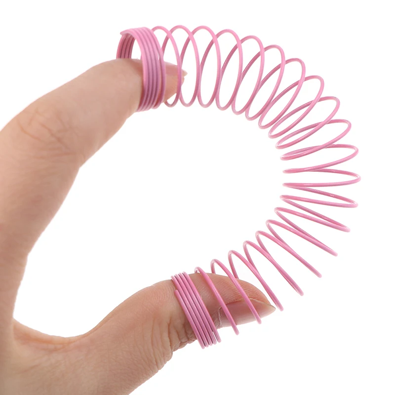 120MM Colorful Shisha Silicone Hose Spring Holder Stainless Steel Hookah Water Pipe Accessories Diameter 2CM