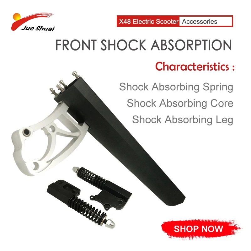 

X48 Electric Scooter Front Shock Absorption Aluminum Lightweight Material Shockproof for Electric Scooter Patinete Eletrico Men