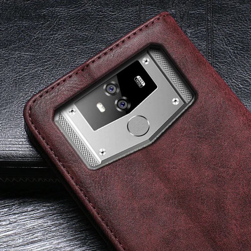 Винтажный кожаный чехол для Oukitel K12 K 12, чехол 6,3 дюймов, роскошный откидной Чехол-кошелек для Oukitel K12, ретро чехол с отделением для карт
