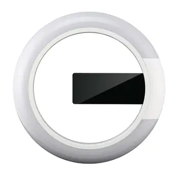 

12 Inch Temperature Digital Display RGB LED Mirror Clock Hanging Clock with Alarm Snooze Function for Home Office Use
