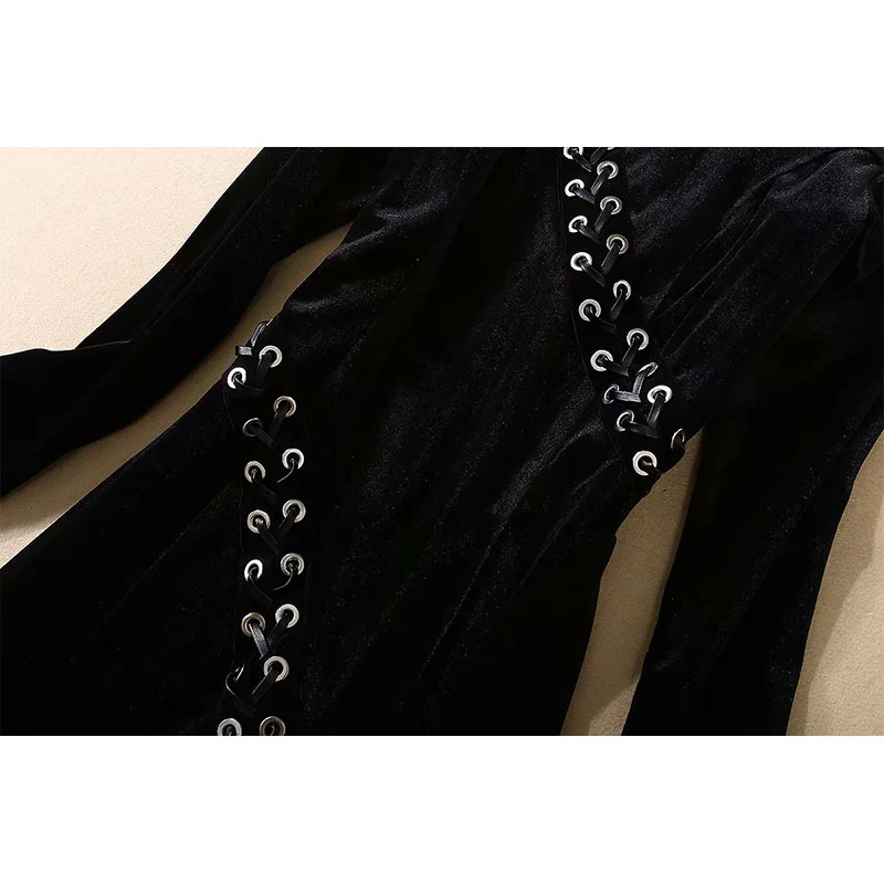 HIGH QUALITY Newest Fashion 2020 Fall Runway Dress