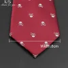 New Casual Skull Ties For Men Classic Slim 8cm Polyester Neckties Fashion Man Tie Gift For Men Wedding Groom Business Necktie ► Photo 3/6