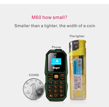 M60 Daily Waterproof phones bluetooth mini dialer Mobile phones Dual sim GSM rugged cellphones 550mAh Flashlight pk J8 J9 KK1 m5