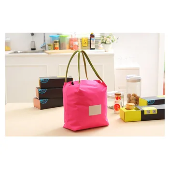 

Multifunctional Large Capacity Solid Color Bucket Storage Insulation Bag Casual Canvas Mobile Phone Id Shopping Lunch Bag