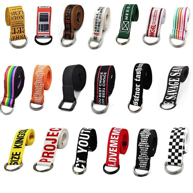 

24 styles Belts For Women Canvas Casual Men Designer Belt Ladies Waist Strap Jeans Trouser Black Female Harajuku Waistband