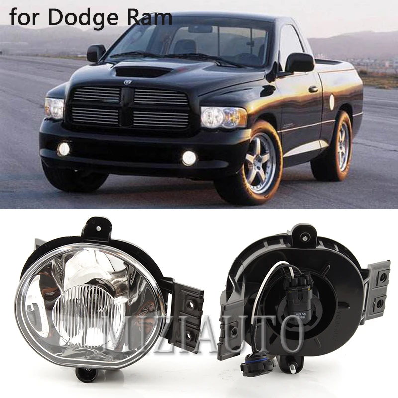 

Front fog light for Dodge Ram 1500 2500 3500 2002-2008 Pickup Clear Bumper Driving Fog Lights Kit with fog lomp cover