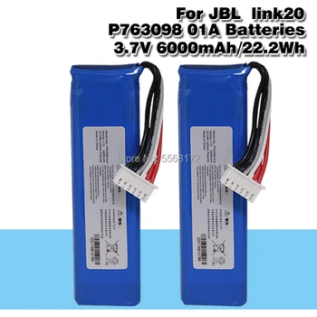 

3.7V 6000mah battery For JBL link 20 P763098 01A Wireless bluetooth speaker battery