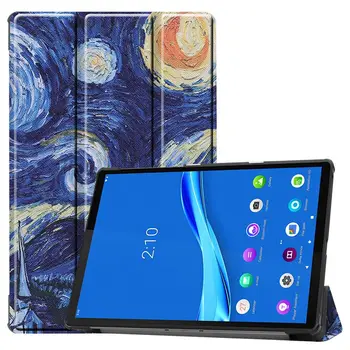 

For Lenovo Tab M10 Plus Tablet Protective case for Lenovo Tab TB-X606F TB-X606X 10.3inch Color painting shell Leather cover
