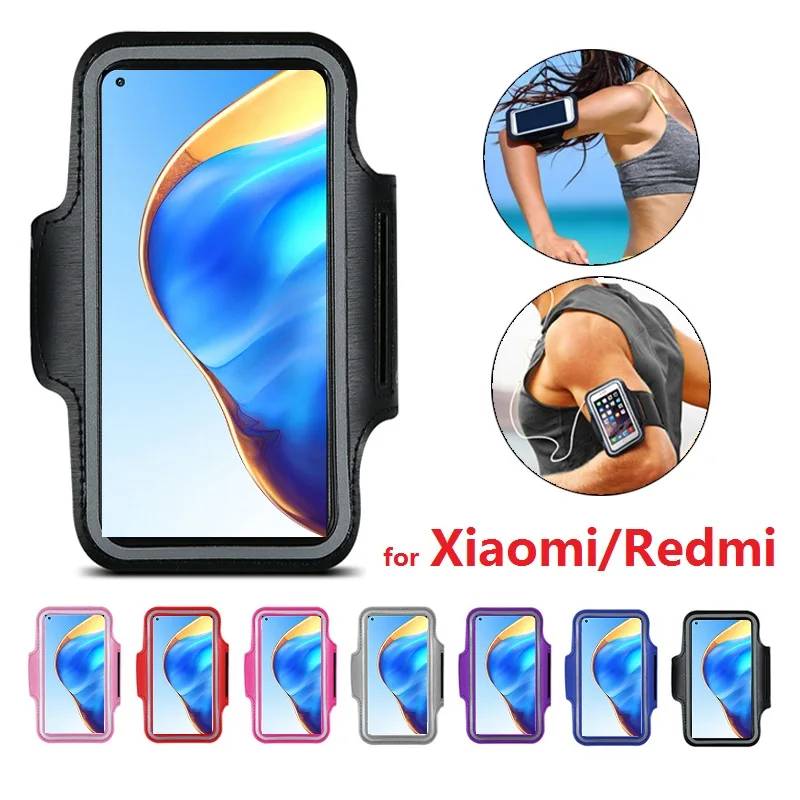 case for xiaomi Thể Thao Giá Đỡ Cho Ốp Lưng Điện Thoại Chạy Vòng Tay Tập Gym Túi Ốp Lưng Cho Xiaomi Mi 10T Note 10 Lite 9T Pro Redmi Note 9 8 Pro 8T 9S 9A xiaomi leather case glass