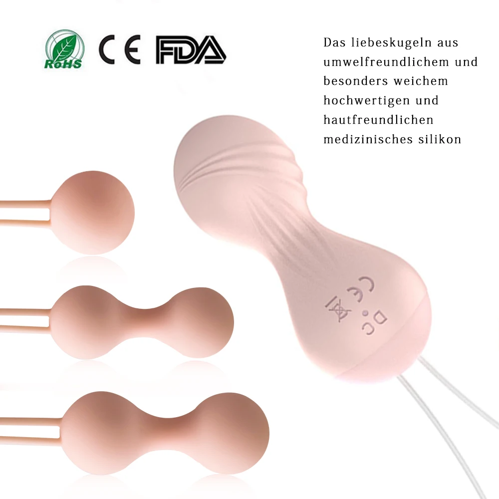 Kegel Balls Vibrator Set With Wireless Remote Control Egg_voghion.com