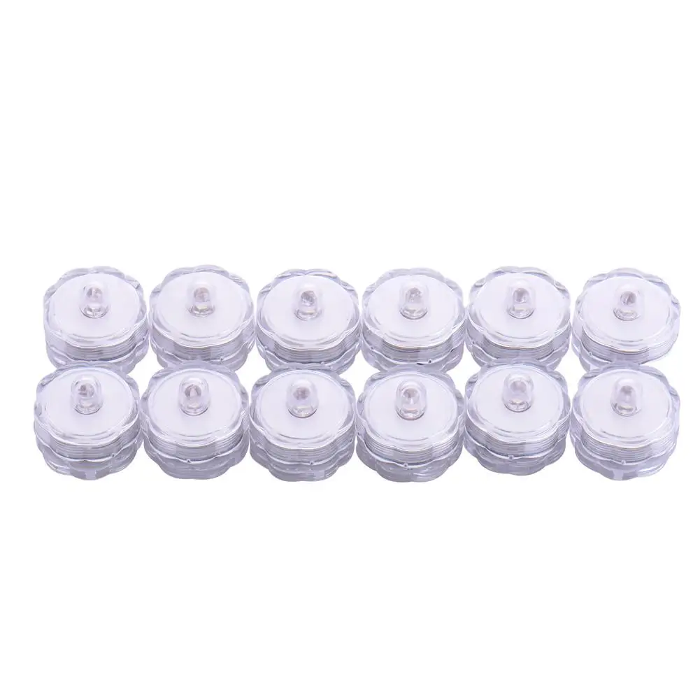 

Waterproof Small Rotary Switch LED Submersible Candle Electronic Flashing Light Wedding Party Decoration Supplies