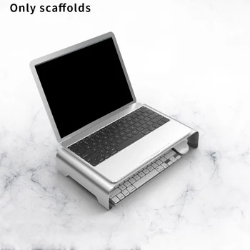 

Aluminum Alloy Base Laptop Stand Accessories Holder Storage Home Office Universal PC Raise Portable Gadgets Anti Slip Desktop