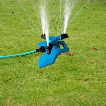 

1pc 360 Degree Rotating Water Sprinkler Automatic Watering with 3 Arm Sprayer Garden Grass Lawn Sprinklers