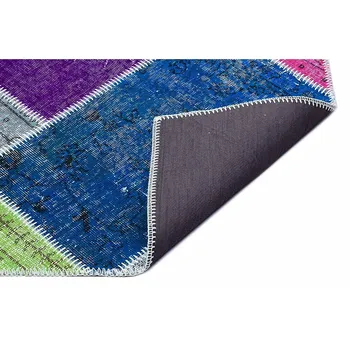 

Decorative Patchwork Rug, Turkish Classic Floral Design Rug, Patchwork Colourful Rug 4009