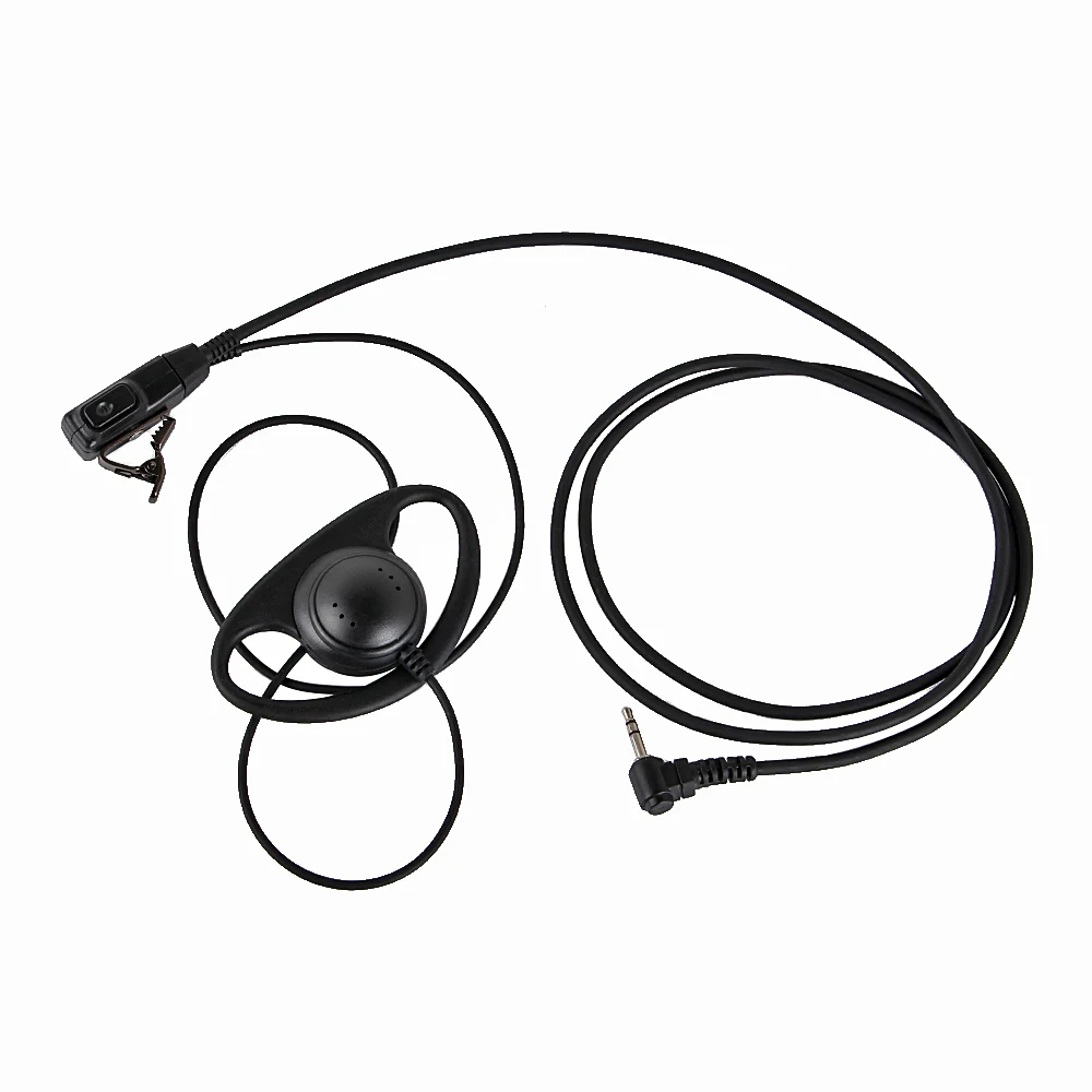 

1 контактный ФБР Earhook гарнитура типа D для Motorola Talkabout портативный Радиоприемник TLKR T3 T80 MR350R T4 T60 рация FR50