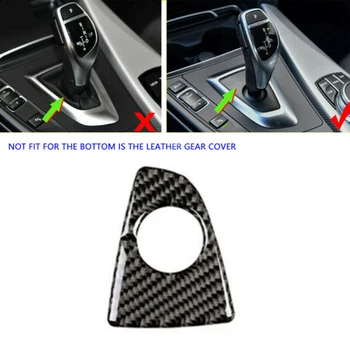 

Car Gearshift Panel Base Cover Auto Carbon Fiber Trim For BMW 3 4 Series F30 F32 Parts Accessories