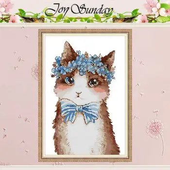 

Love beautiful kittens Counted Cross Stitch 11CT Printed 14CT Cross Stitch Sets Chinese Cross-stitch Kits Embroidery Needlework