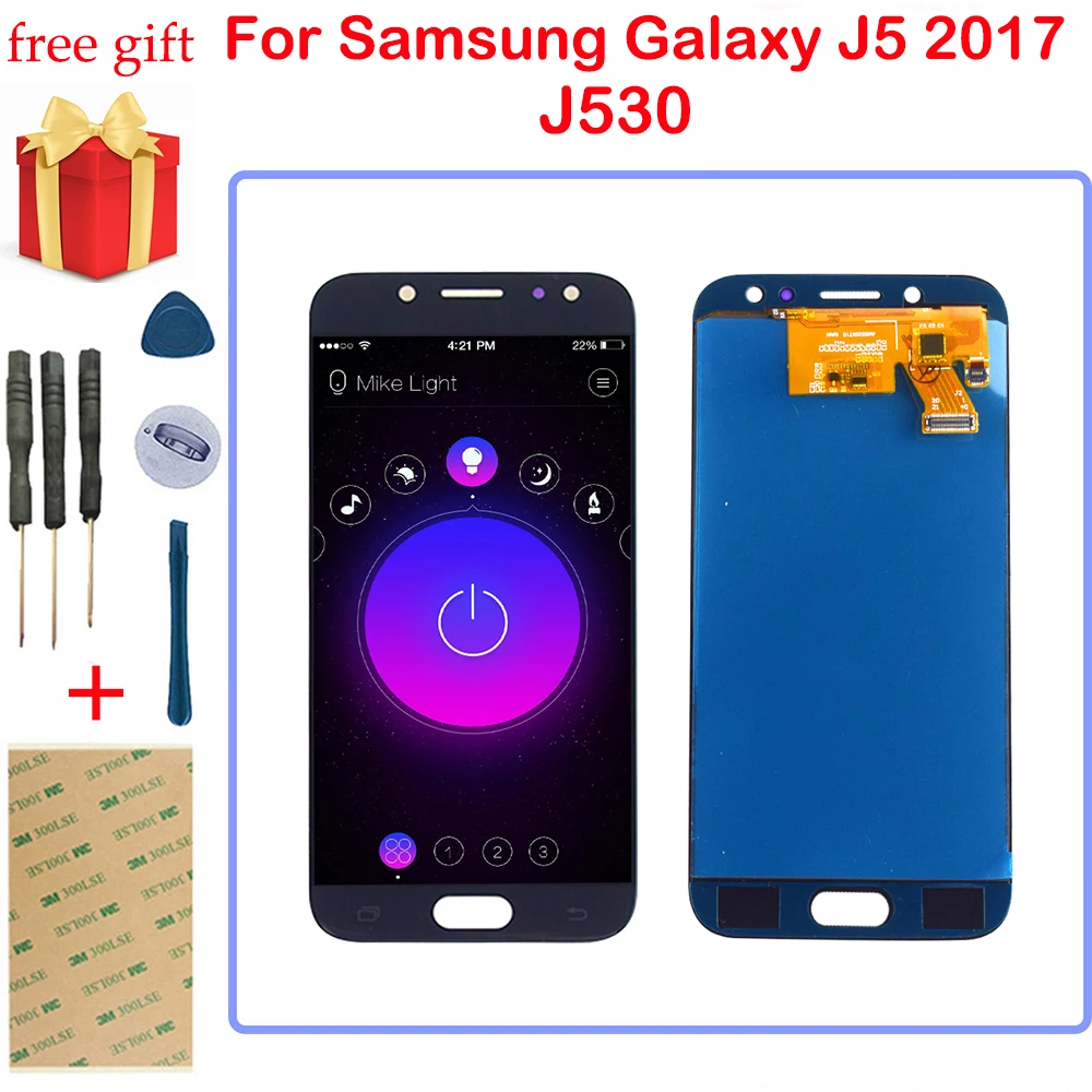 Для Samsung J530F lcd J5 2017 дисплей кодирующий преобразователь сенсорного экрана в сборе